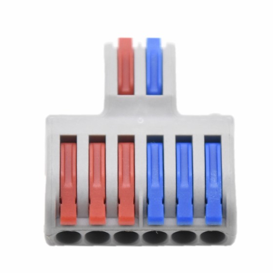 2-price terminal wire splitter junction box junction box two-in six-out terminal mini 2-price terminal wire splitter junction box junction box two-in six-out terminal mini