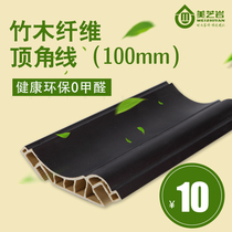 Meats Rock and wood Bamboo Fiber 100mm Top Corner Line 10 cm Top Corner Sideline Top Corner Closing Line Fire Protection Moisture