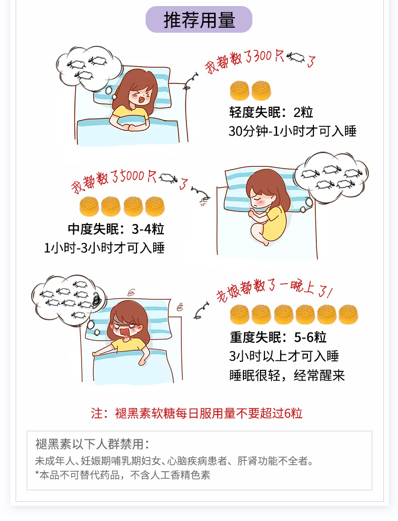 vitafusion褪黑素安瓶睡眠软糖