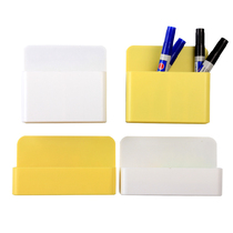 Magnetic pen holder pen holder magnetic plastic white plate pen cylinder chalk containing box whiteboard green plate accessories office stationery containing box magnetic pen holder