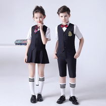 School uniforms for elementary and middle school students British College style boys and girls suit graduation dress children performance suit kindergarten costume