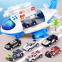 Childrens toy airplane Boy baby large 3 years old 2 stories Fall-resistant puzzle multifunctional deformable storage car