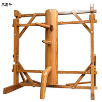 Mudian thousand floor frame wooden man pile Wing Chun hanging traditional pile can lift Ye Wen teaching pile