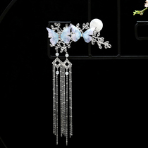 Hair accessories ancient style Hanfu childrens tassel step swing edge clip jewelry girl Super Fairy Butterfly retro Princess headdress clip