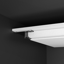 Dianjuege gypsum board strip U-shaped u-sealed edge closing strip aluminum alloy is strip closing edge strip ceiling decorative strip white