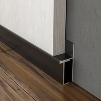 Dianjuege metal skirting line concealed footing line corner line wall tile sweeping foot line gypsum board closing strip
