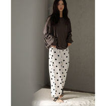 Pajamas women spring and autumn cotton long sleeve thin suit 2021 New Fashion loose can wear autumn home clothes