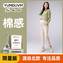 Nordic pregnancy pants autumn father pants Spring and Autumn wear pregnant women pants straight tube pants large size casual pants