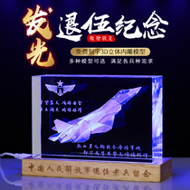 Air Force veterans souvenirs jian shi aircraft model ornaments radar J-20 gift jian 11 gift personalized custom
