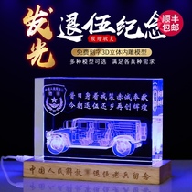 Veterans souvenir gifts to comrades veterans sea land and air military troops gift equipment model lettering customization