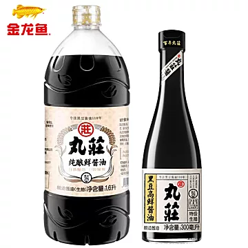 【金龙鱼】丸庄纯酿鲜酱油两瓶共1900ml[20元优惠券]-寻折猪