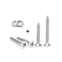 45MM SELF-TAPPING SCREW WOOD SCREW SCREW SCREW CROSS COUNTERSUNK HEAD FLAT head GASKET GASKET