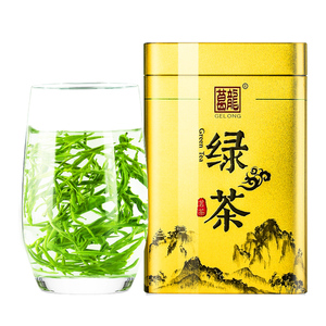 葛龙绿茶2020新茶散装茶叶高山云雾绿茶茶叶春茶浓香型罐装100g