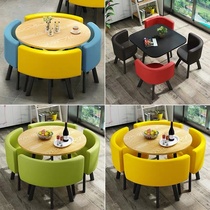 Guest Studio Studio Sales Office Studio Reception Desks And Chairs Combined Fashion Rest Areas Nets Red Beauty Salon Storefronts Co.