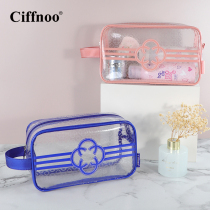 men's toilet bag cosmetic bag travel portable men's transparent swimming bag small waterproof wash bag