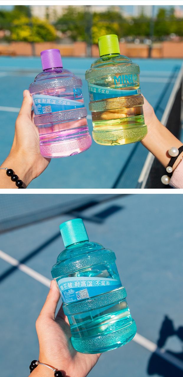 创意矿泉水瓶迷你水桶塑料杯