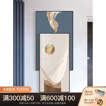 Atmospheric porch decorative painting light luxury high-end hanging painting vertical corridor aisle mural abstract living room fantasy household painting