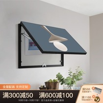 Modern light luxury meter box decorative painting Non-hole simple hanging painting Nordic blocking distribution box switch box painting