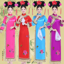 Qing Dynasty ancient costume female court Manchu flag service noble concubine Empress Huanzhugege clothing Qinger Xiaoyanzi Ziwei same style