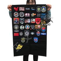 Magic Sticker Badge Containing Wall Paste Display Hanging Cloth Arm Badge Poster Display Edition Magic Stick Tactical Military Fans