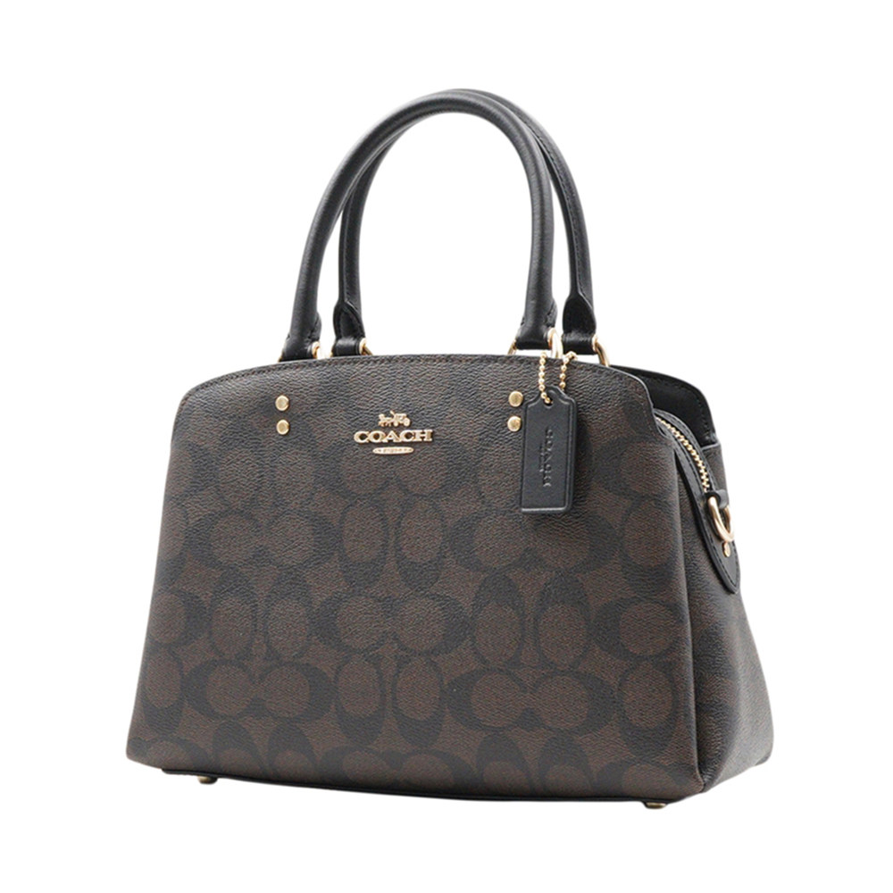 coach 蔻驰小号女士pvc配皮单肩手提戴妃包女包91494