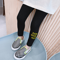 Girls leggings 2021 new childrens spring and autumn wear trousers childrens foreign spring clothes baby fashionable pants