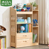 Carousel real wood storage cabinet Childrens toys drawer-type shelve bedroom lockers Clips Stitch Narrow Bed Head Cabinet