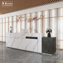 Simple modern cashier shop Commercial atmosphere counter Clothing store Club hair salon Company reception