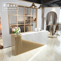 Cashier Shop Commercial bar Clothing Barbershop Beauty salon Company reception Simple modern counter