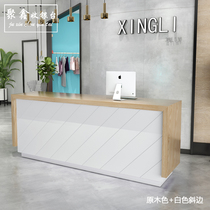 Cashier Shop Commercial bar Clothing Barbershop Beauty salon Company reception Simple modern counter