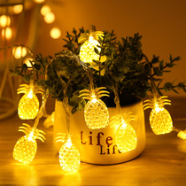 led lights flashing lights string lights starry lights small pineapple girl heart room bedroom layout creative decoration