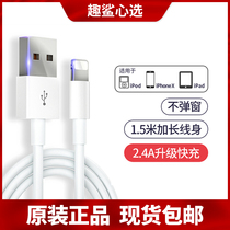 Fun Shark Apple 12 Data Cable iPhone11 Fast Charge 6s Mobile Phone Charging Line 8p Charger Head ipad