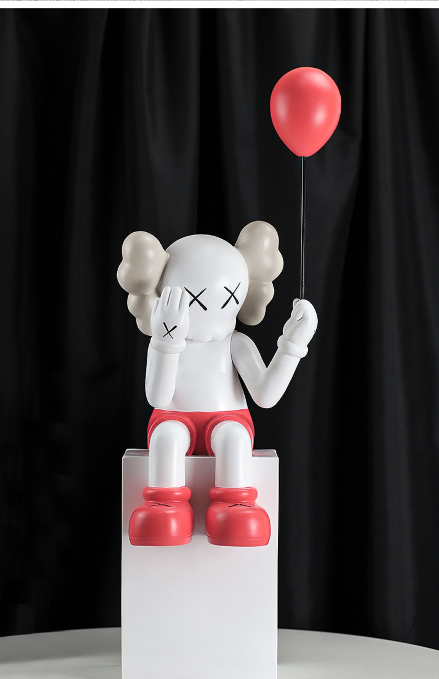 网红kaws暴力熊玩偶卡通公仔大型大件落地大号客厅软装饰品大摆件