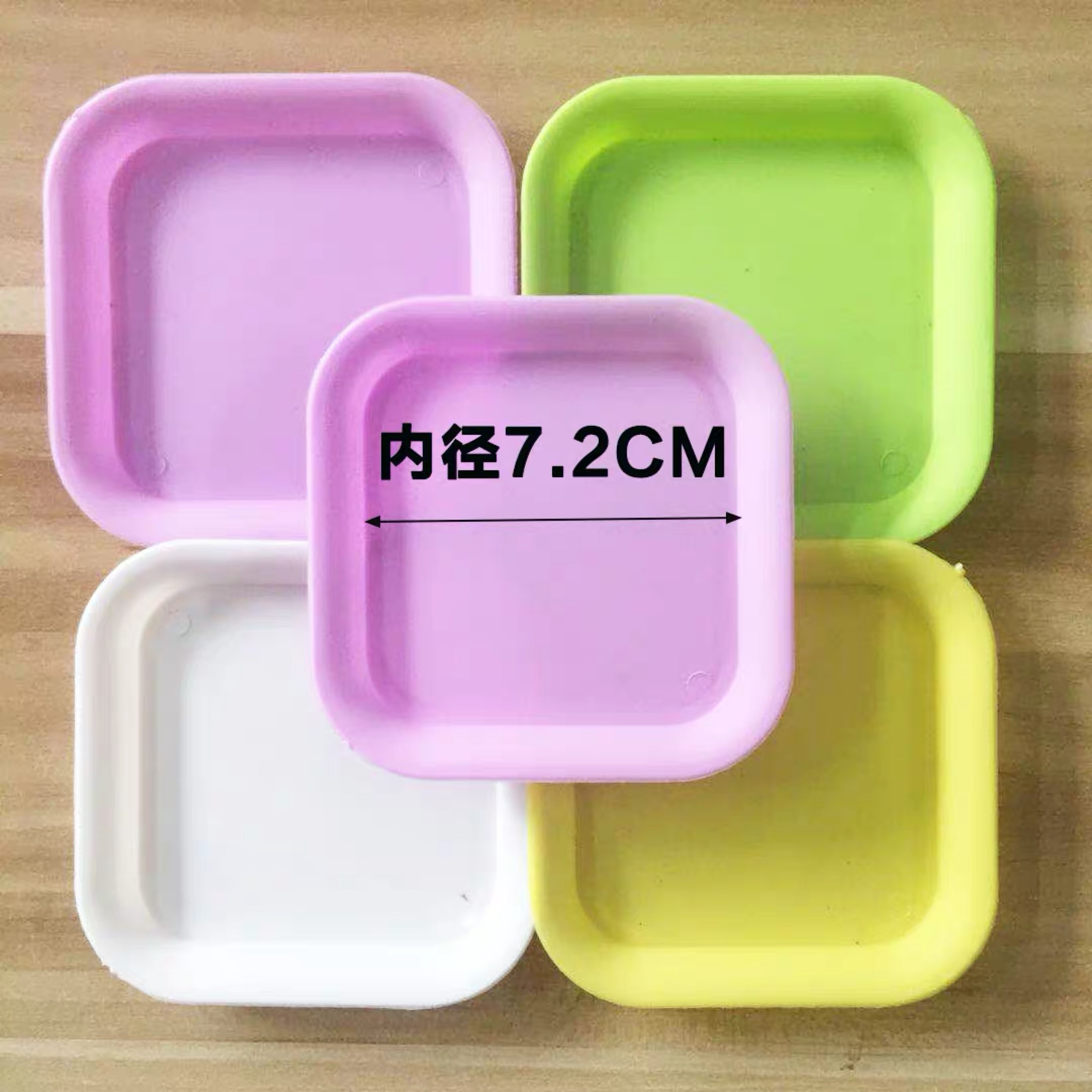 Fleshy flower pot tray plastic tray was tap leakage prevention identifiers water pot base small size