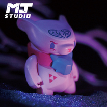 LAMTOYS blind box Tide play hand dolls desktop car ornaments boys gift crazy Oney flat head brother