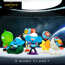 MOMO PLANET blind box second season PLANET secret land mob pounce PLANET Tide play hand-held two-dimensional desktop ornaments