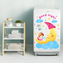 Cartoon washing machine decoration sticker refrigerator door air conditioning water dispenser refurbished childrens room wardrobe door stickers wall stickers