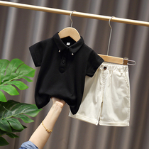Boys summer clothes set thin clothes 2021 new children handsome summer tide 3 boys and boys childrens clothing 5 years old