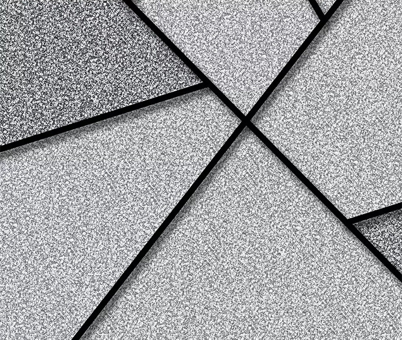 北欧几何灰色图案电视背景墙壁纸现代简约定制墙布立体3d墙纸壁布