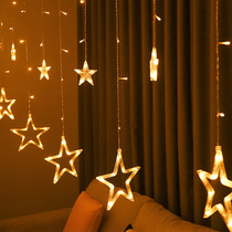 Festoon lamp string light Full Star empty LED Network Red Princess Girl room Placement decorations Ins wind cours wedding props