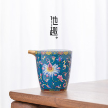 He anecdoenamel fair cup large capacity upscale tea sea single ceramic sub-tea machine uniform cup heat and thickened public cup