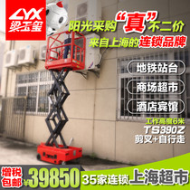 Tanron Aerial Work Platform Cut Fork Manned Lift Platform Exhibition Hall Cinema With Fully Automatic Lift