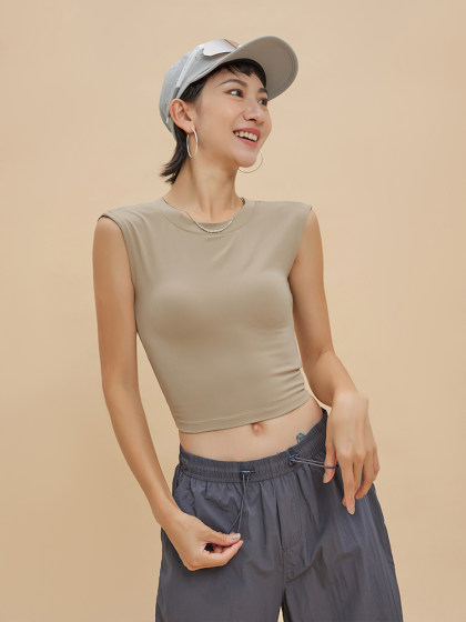 여성을위한 Annerun Sports 속옷 충격 방지 및 방지 여름 얇은 요가 짧은 고리 최고 피트니스 티셔츠 조끼 트렌드 여성을위한 Annerun Sports 속옷 충격 방지 및 방지 여름 얇은 요가 짧은 고리 최고 피트니스 티셔츠 조끼 트렌드