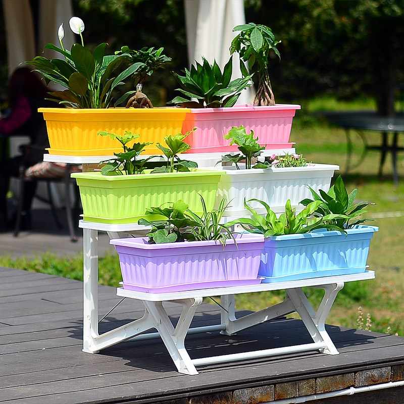 Large with planting grail flowerpot with thick plastic box tray of food basin of extra Large rectangle ceramic dishes