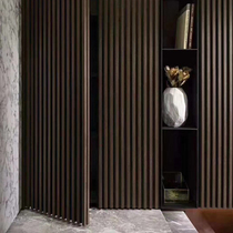 Wood panel grille Great Wall panel TV sofa study background wall KD panel Keding panel strip decorative wall panel