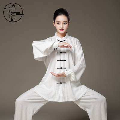 Tai chi clothing kung fu uniforms Women spring and summer men Taijiquan training clothes martial arts clothes