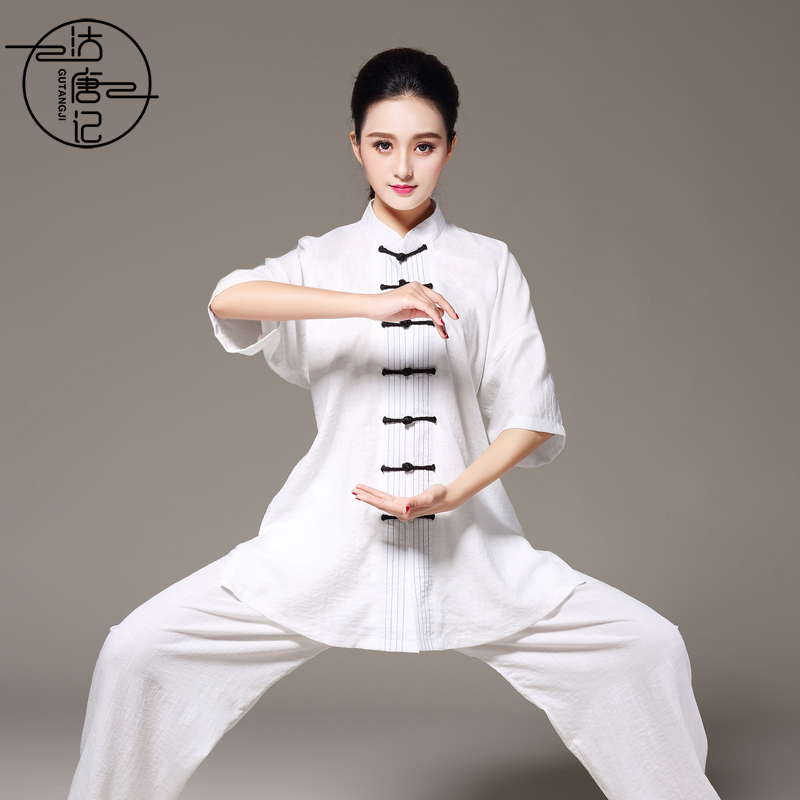 Tai chi clothing kung fu uniforms Women summer Taijiquan and men morning exercise