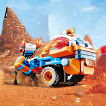 100 Variable Brookable Marine Land Karong Dragon Heavy Armed Artillery Car Children Military Boys Puzzle Building Blocks Assembled Toys