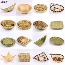 Bamboo products bamboo knitting bamboo fruit basket basket bamboo basket bamboo basket storage basket home decoration