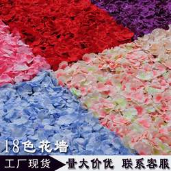 Simulated hydrangea wall fake flowers simulated flowers artificial plant wall flower row wedding decoration artificial plant flower row